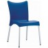 Juliette Stacking Restaurant Side Chair in Red